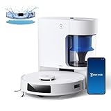 ECOVACS DEEBOT N20 Plus Saugroboter mit Wischfunktion, 8000Pa Saugkraft, staubbeutellose PureCyclone...