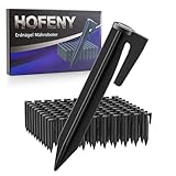 Hofeny Erdnägel für Mähroboter Begrenzungskabel 100 Stück, Rasenroboter Erdanker Erdhaken...
