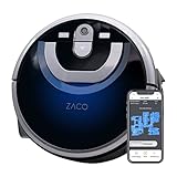 ZACO W450 Wischroboter mit getrennten Frisch- & Schmutzwassertank, bis 80 Min Nass wischen,...