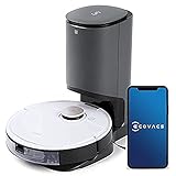 ECOVACS DEEBOT OZMO T8+ Staubsauger Roboter mit Absaugstation anthrazit (automatisch) und...